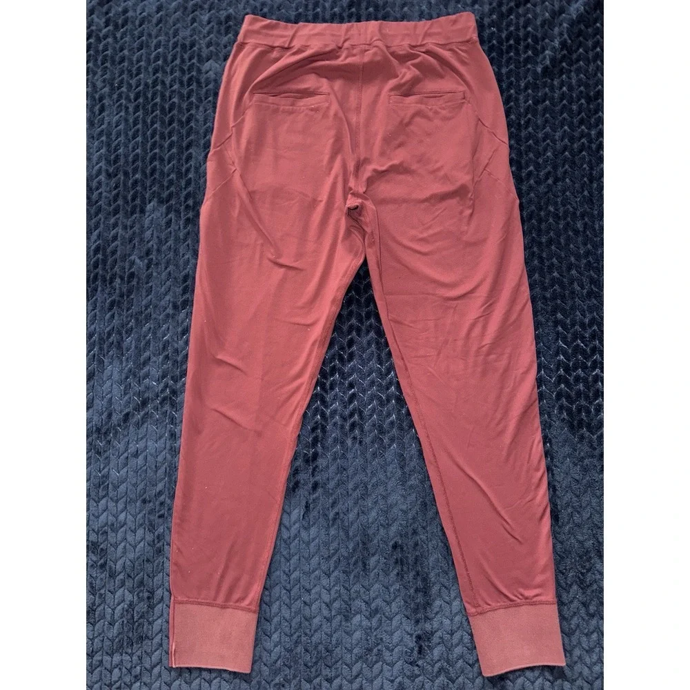 ALPHALETE Mens Red Jogger Leggings Casual Training Gym‎ Outdoor Size L